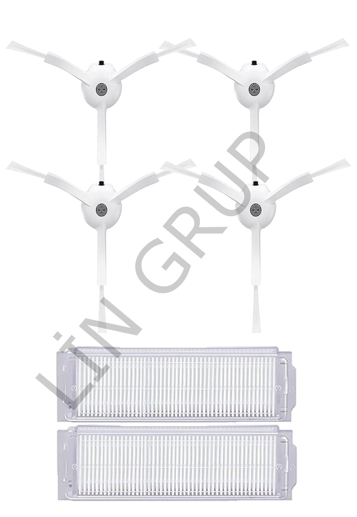 Xiaomi Vacuum Mop 2 Pro (MJST1SHW) Robot Süpürge Uyumlu 6'lı Yedek Parça Seti