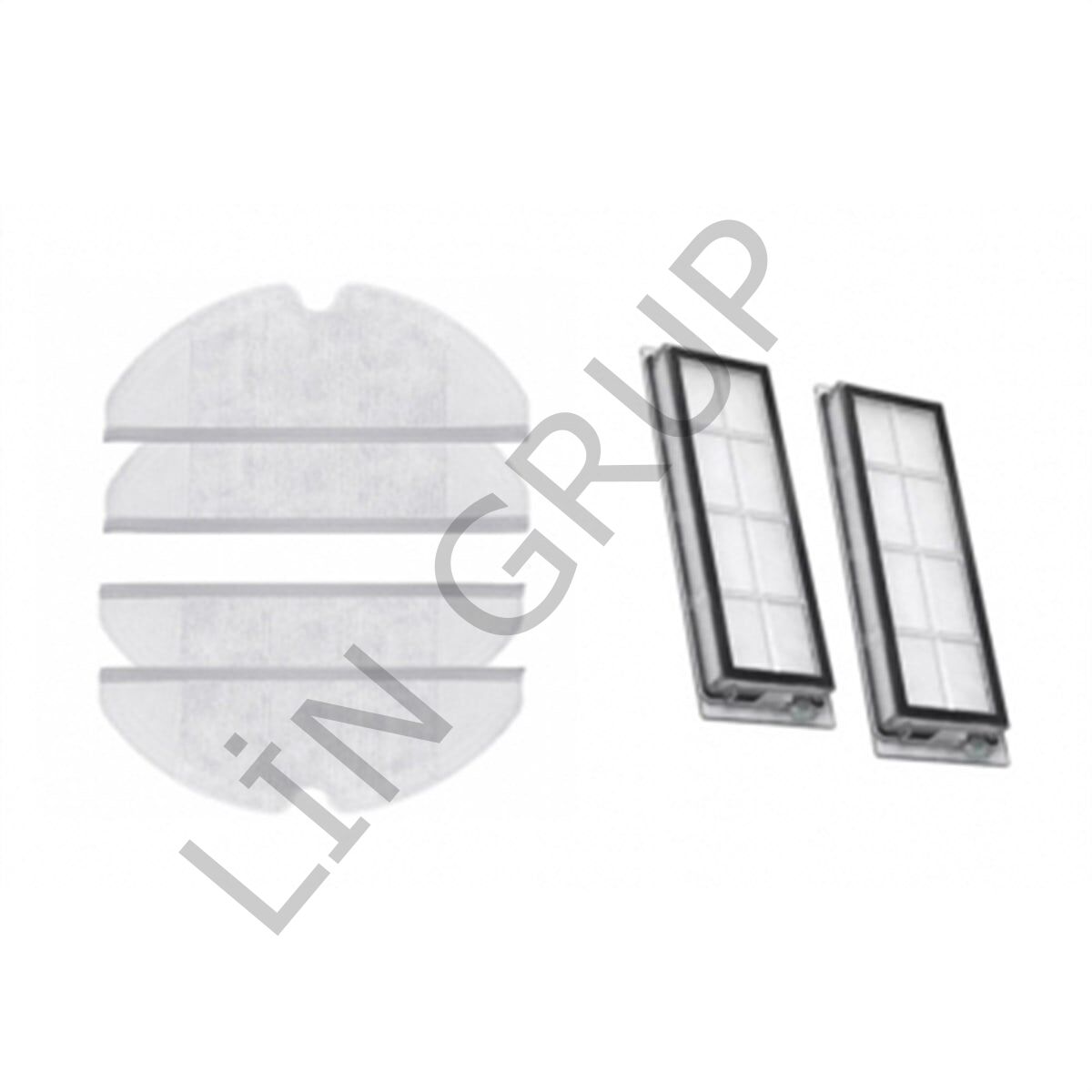 Roborock S6 Max V Robot Süpürge Uyumlu 6'lı Yedek Parça Seti