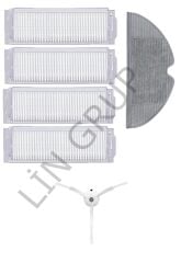 Xiaomi Vacuum Mop 2 Pro (MJST1SHW) Robot Süpürge Uyumlu 6'lı Yedek Parça Seti