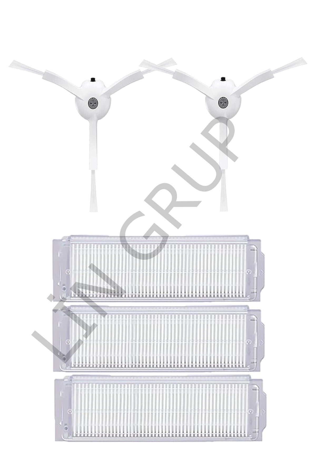 Xiaomi Vacuum Mop 2 Pro (MJST1SHW) Robot Süpürge Uyumlu 5'li Yedek Parça Seti