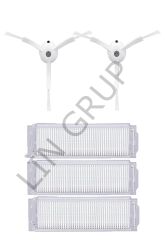 Xiaomi Vacuum Mop 2 Pro (MJST1SHW) Robot Süpürge Uyumlu 5'li Yedek Parça Seti