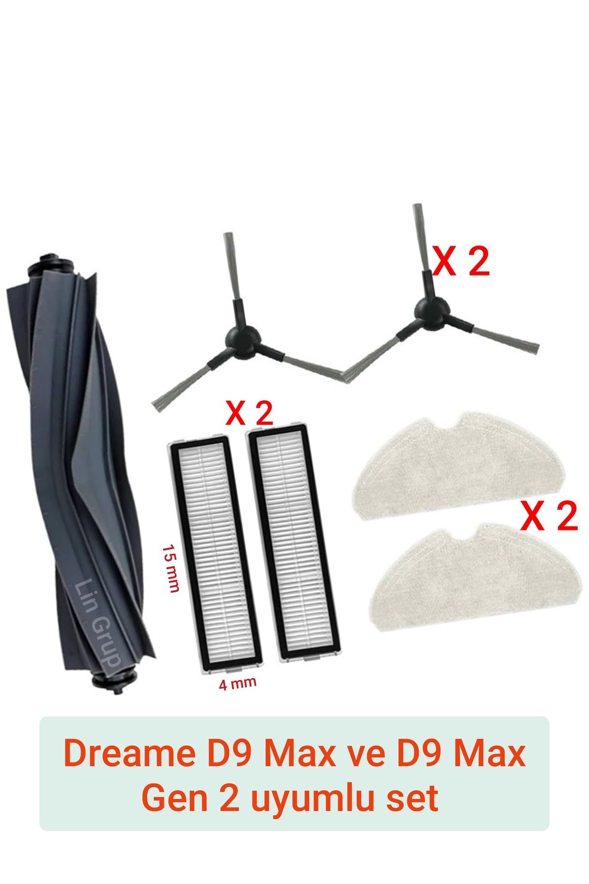 Dream D9 Max ve D9 Max Gen 2 RLS5-BL1 uyumlu yedek parçaları