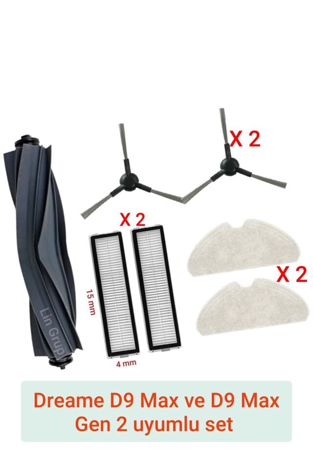Dream D9 Max ve D9 Max Gen 2 RLS5-BL1 uyumlu yedek parçaları