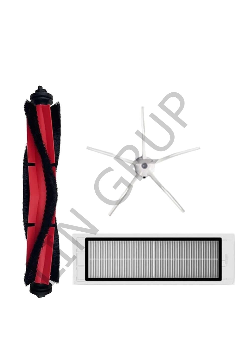 Roborock Q5 Robot Süpürge Uyumlu 3'lü Yedek Parça Seti