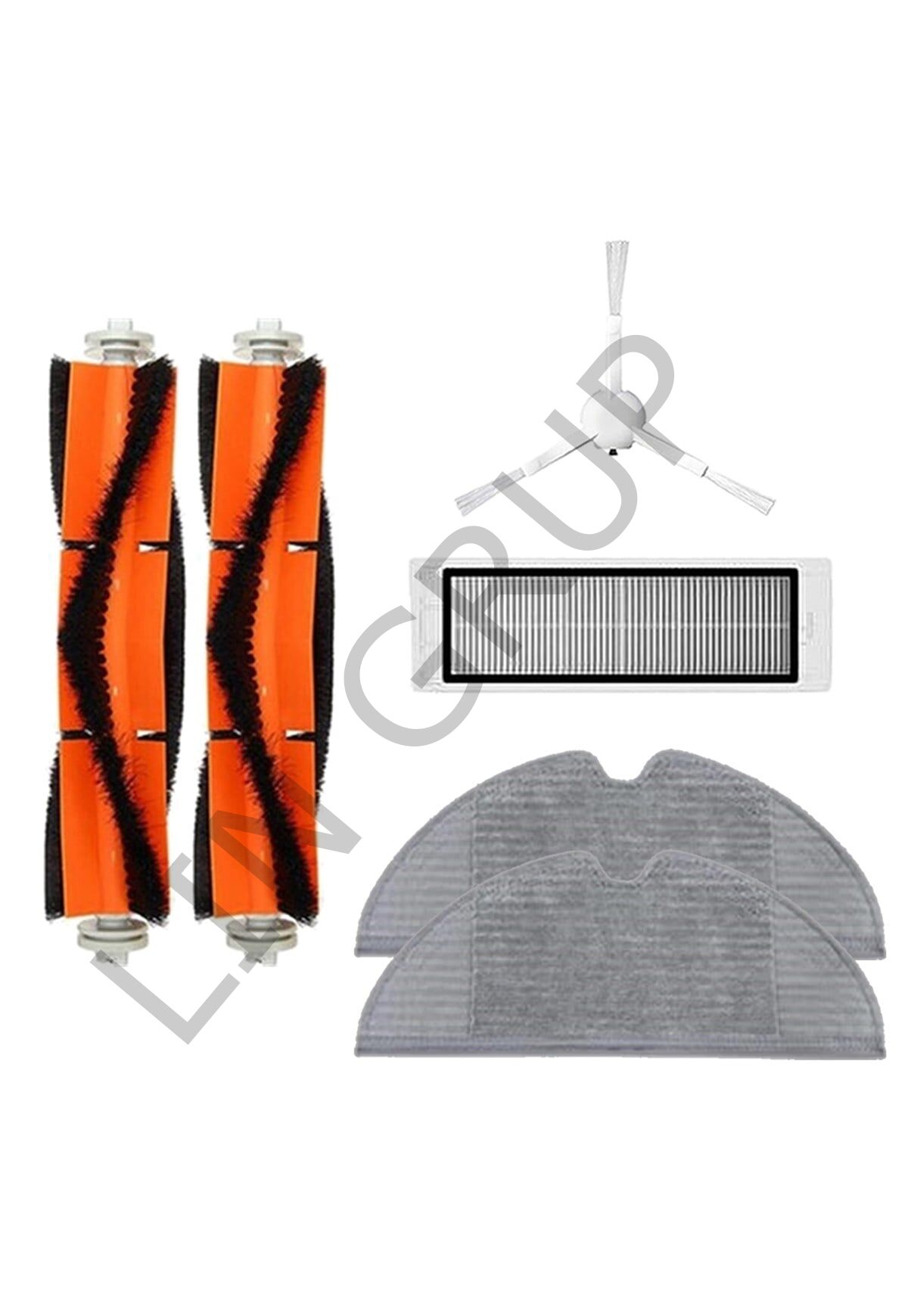 Xiaomi Vacuum Mop 2 (STYTJ03ZHM) Robot Süpürge Uyumlu 6'lı Yedek Parça Seti