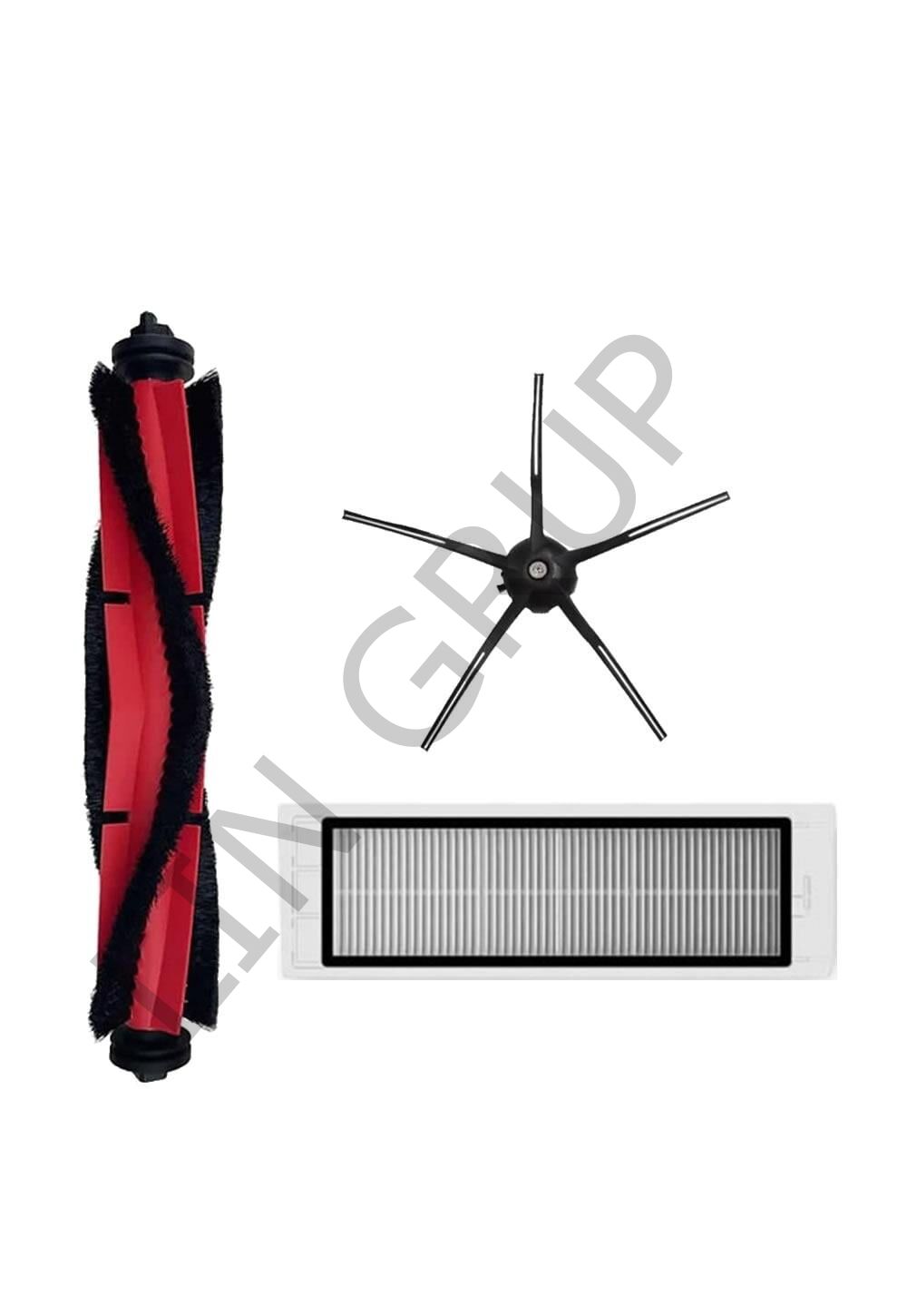 Roborock Q5 Robot Süpürge Uyumlu 3'lü Yedek Parça Seti