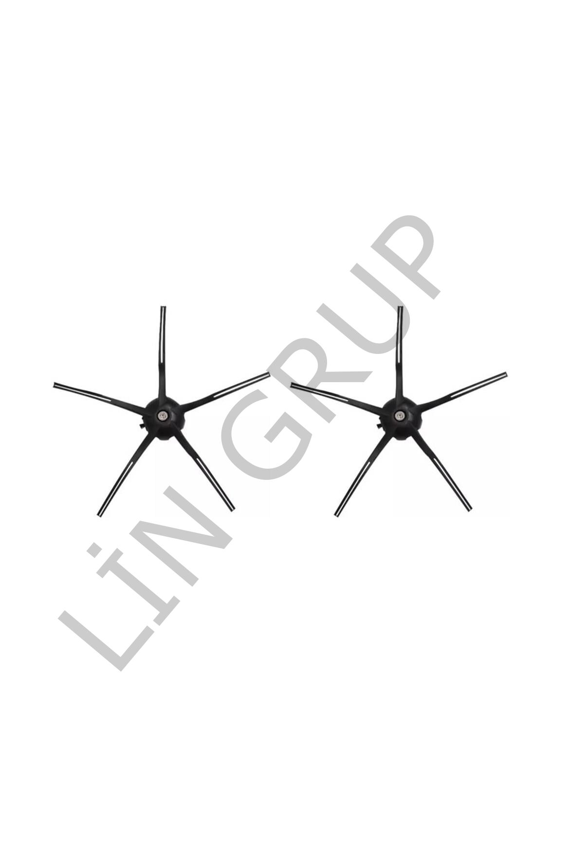 Roborock Q7 Robot Süpürge Uyumlu 2'li Yan Fırça- Yedek Parça Seti