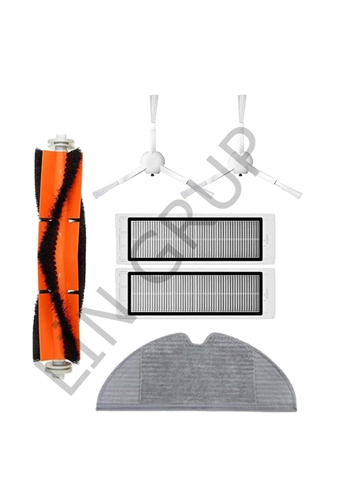 Xiaomi Vacuum Mop 2 (STYTJ03ZHM) Robot Süpürge Uyumlu 6'lı Yedek Parça Seti