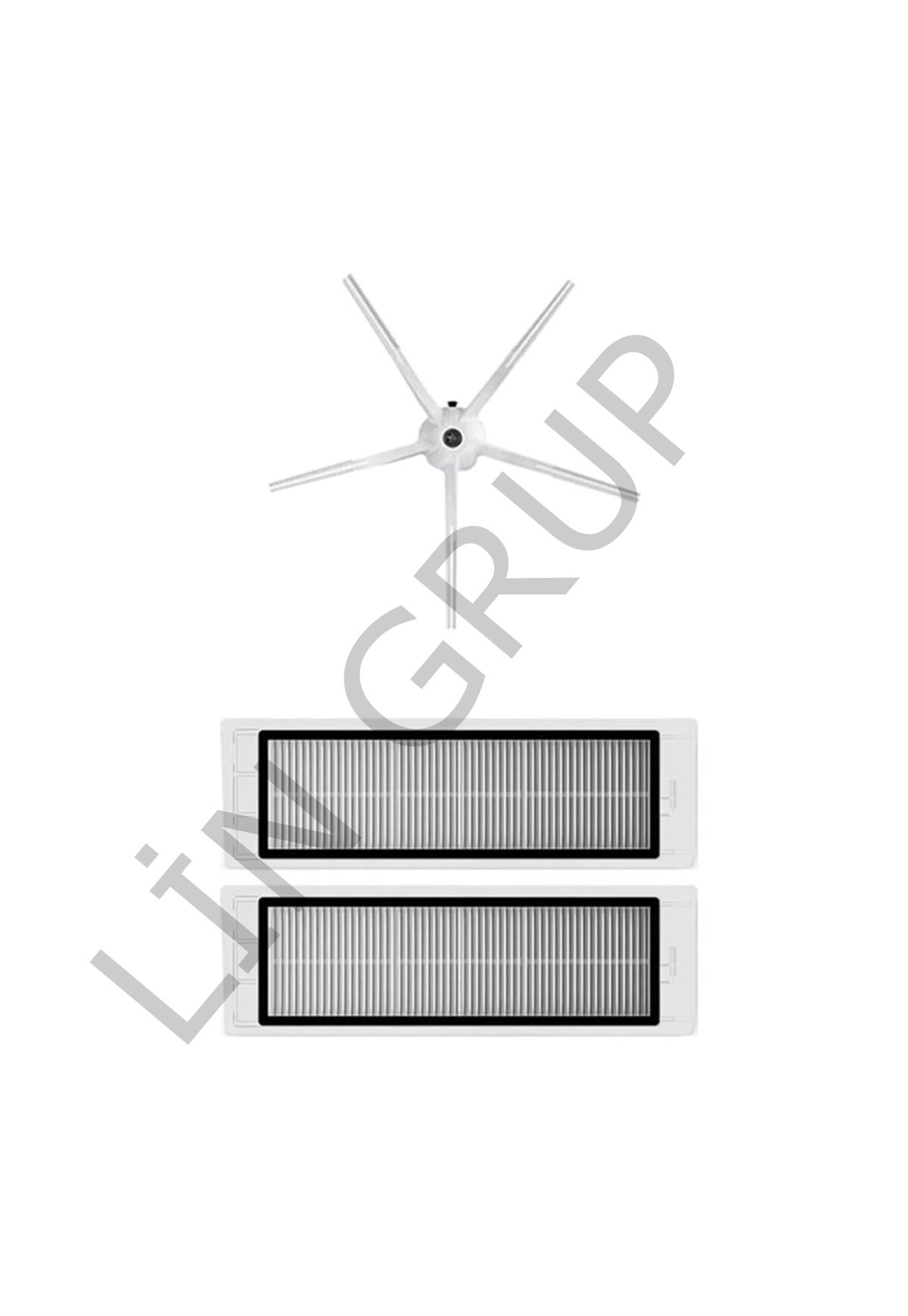 Roborock Q5 Robot Süpürge Uyumlu 3'lü Yedek Parça Seti
