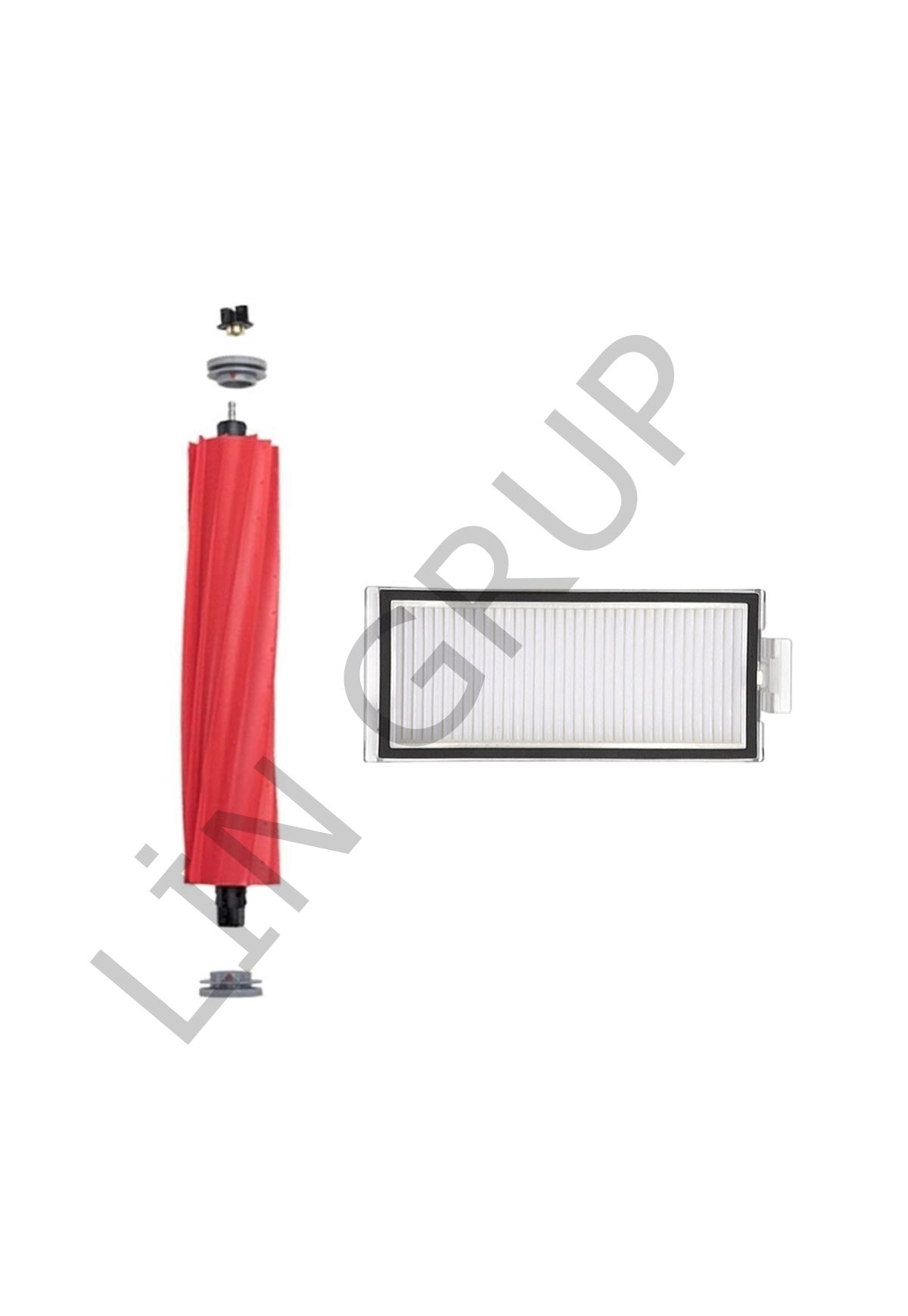 Roborock Q7 Robot Süpürge Uyumlu 2'li Yedek Parça Seti