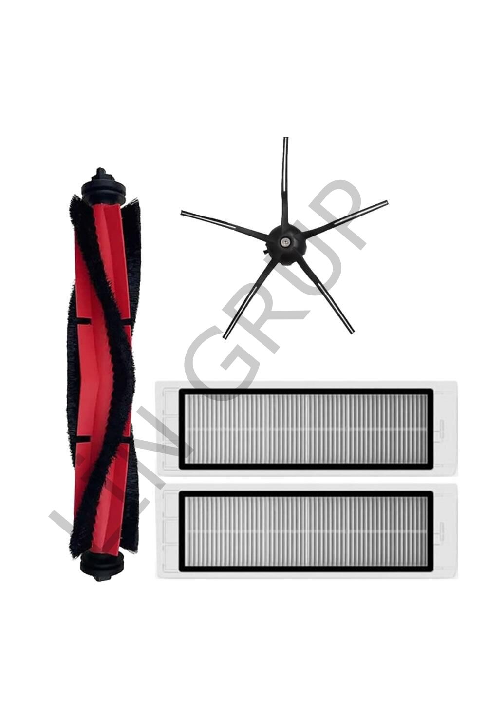 Roborock Q5 Robot Süpürge Uyumlu 4'lü Yedek Parça Seti