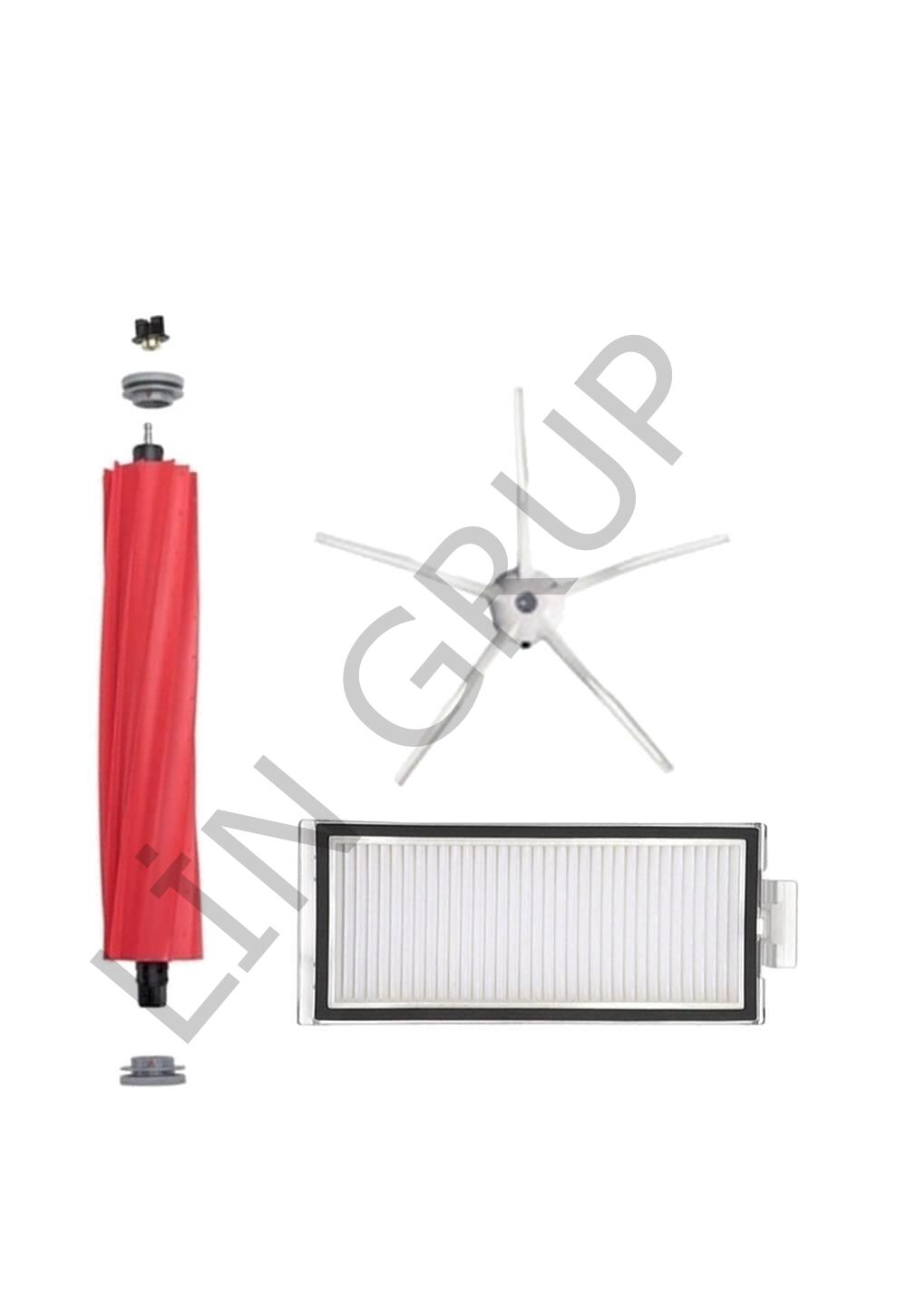 Roborock Q7 Robot Süpürge Uyumlu 3'lü Yedek Parça Seti