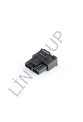 Micro-Fit 3.0 Dişi Konnektör Yuvası - Tek Sıra, 4 Devreli - Siyah