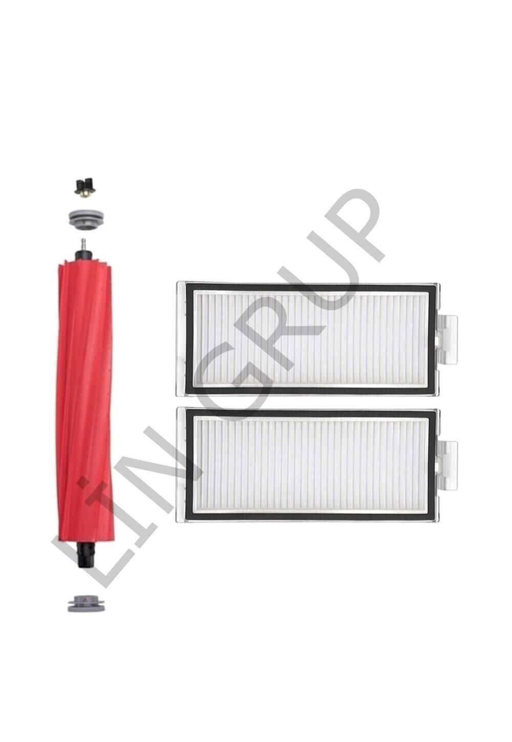 Roborock Q7 Robot Süpürge Uyumlu 3'lü Yedek Parça Seti