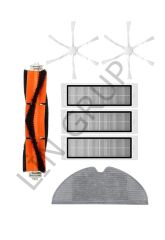 Xiaomi Vacuum Mop 2 (STYTJ03ZHM) Robot Süpürge Uyumlu 7'li Yedek Parça Seti