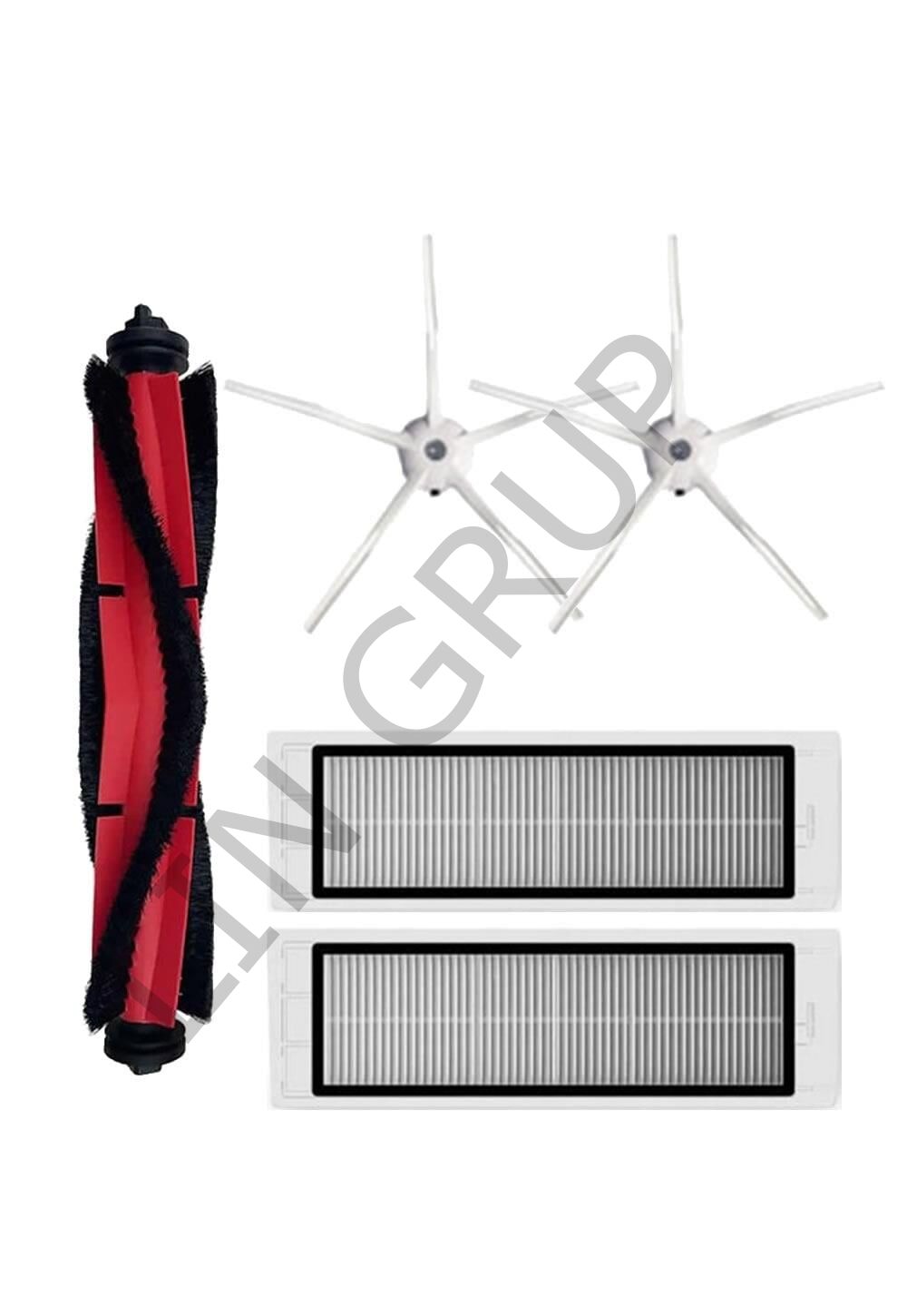 Roborock Q5 Robot Süpürge Uyumlu 5'li Yedek Parça Seti