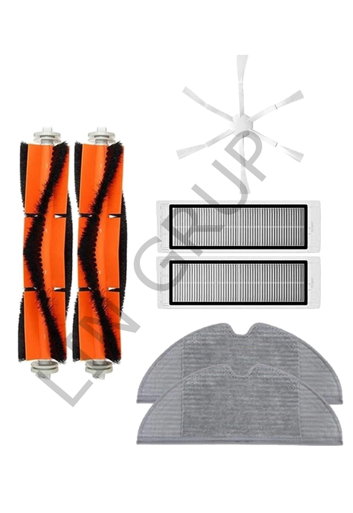 Xiaomi Vacuum Mop 2 (STYTJ03ZHM) Robot Süpürge Uyumlu 7'li Yedek Parça Seti