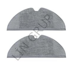 Xiaomi Vacuum Mop 2 Pro + (STYTJ02ZHM) Robot Süpürge Uyumlu 2'li Mop Bezi- Yedek Parça Seti