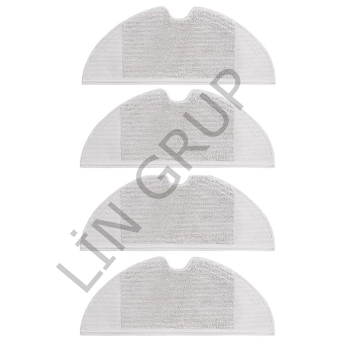 Xiaomi Vacuum Mop 2 Pro + (STYTJ02ZHM) Robot Süpürge Uyumlu 4'lü Mop Bezi- Yedek Parça Seti