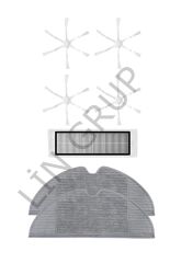 Xiaomi Vacuum Mop 2 (STYTJ03ZHM) Robot Süpürge Uyumlu 7'li Yedek Parça Seti