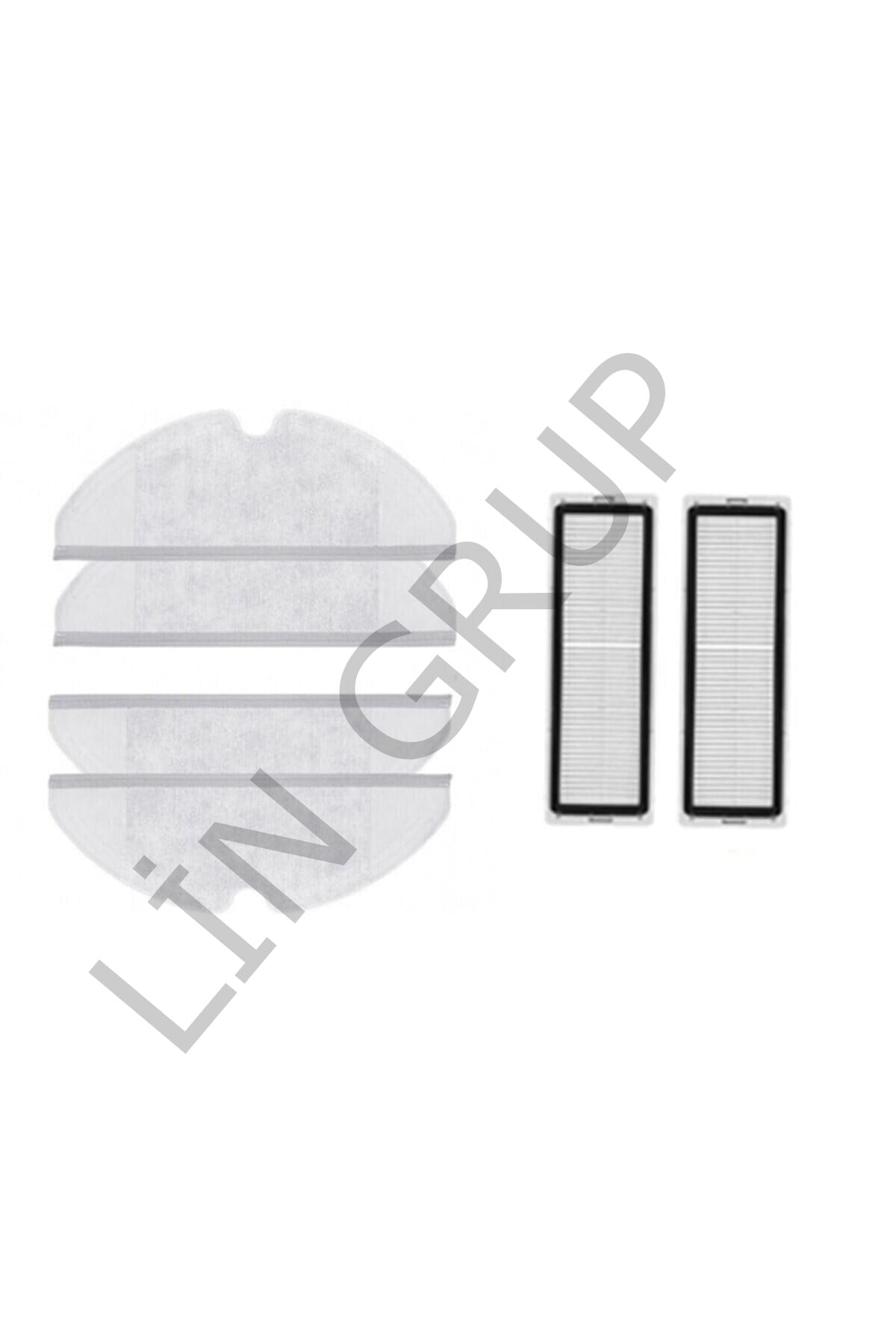 Xiaomi Vacuum Mop 2 Pro + (STYTJ02ZHM) Robot Süpürge Uyumlu 6'lı Yedek Parça Seti