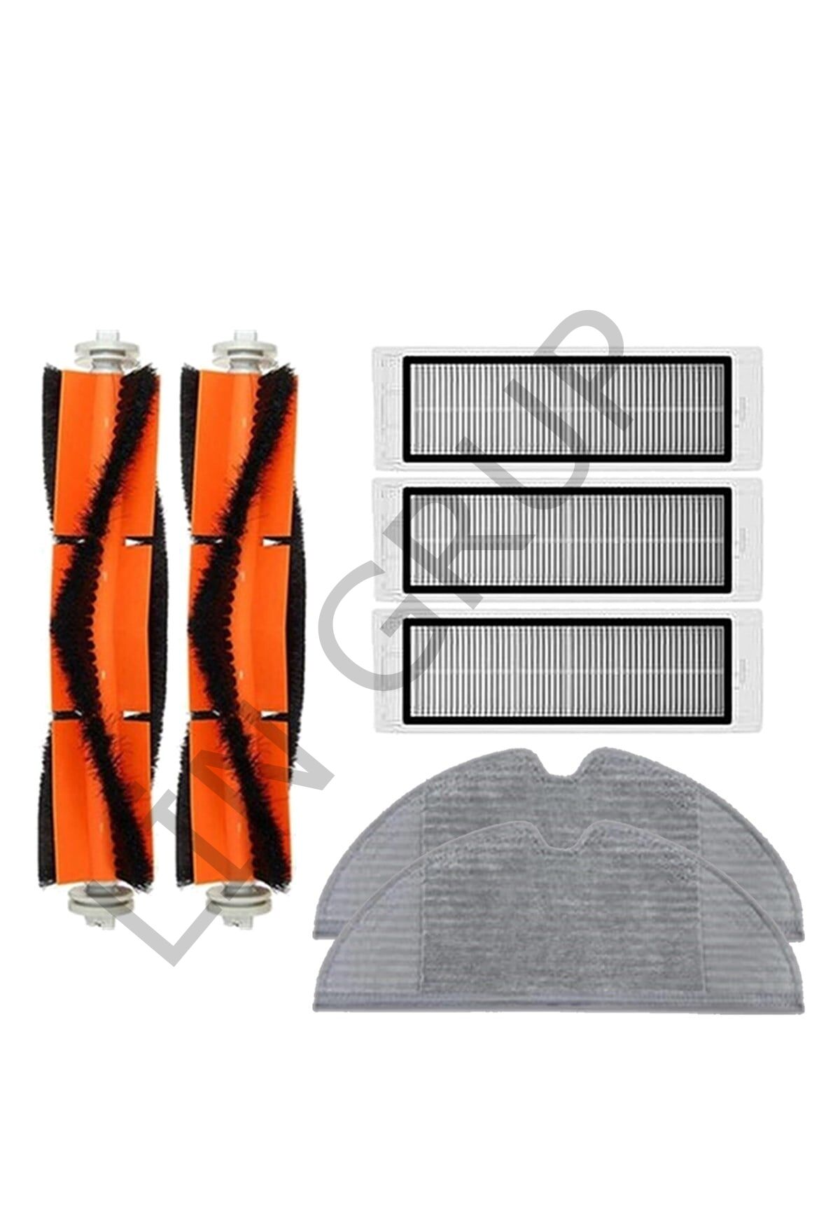 Xiaomi Vacuum Mop 2 (STYTJ03ZHM) Robot Süpürge Uyumlu 7'li Yedek Parça Seti