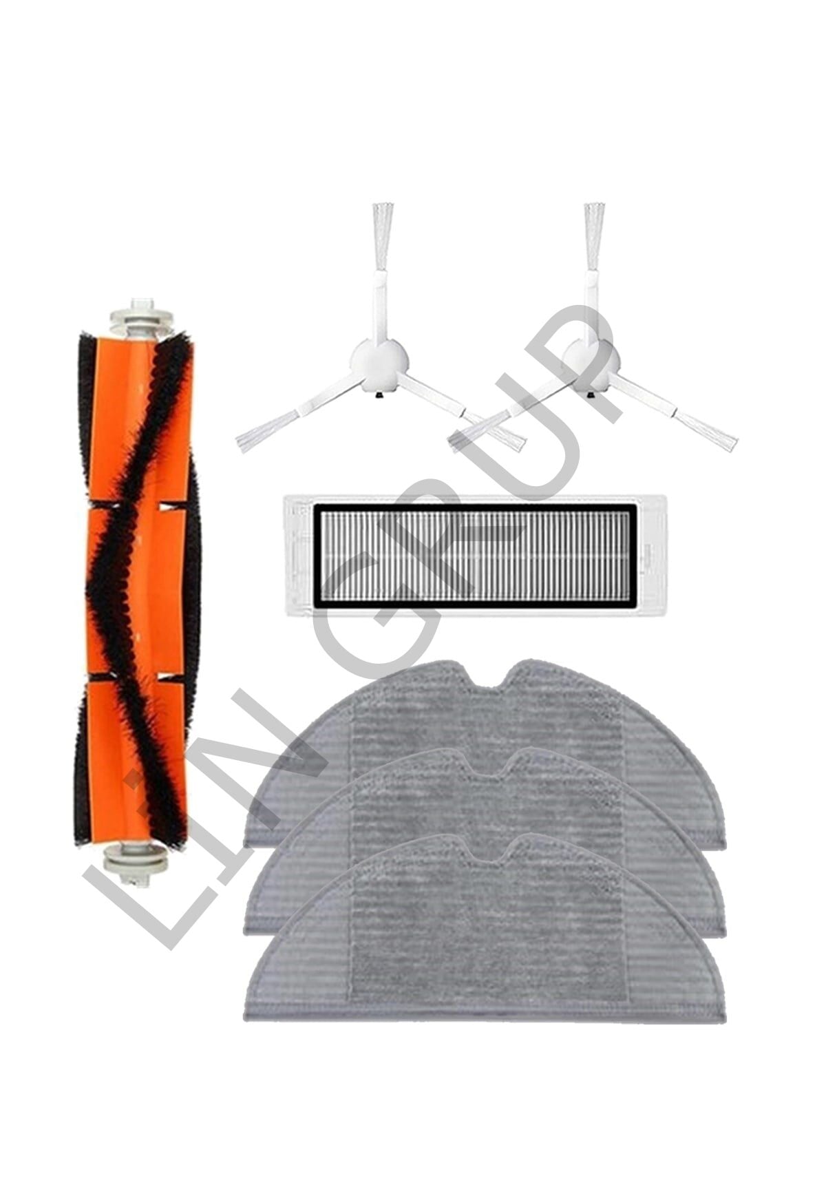 Xiaomi Vacuum Mop 2 (STYTJ03ZHM) Robot Süpürge Uyumlu 7'li Yedek Parça Seti