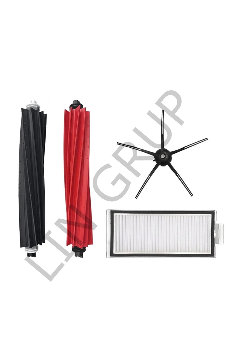 Roborock Q5 Pro + Robot Süpürge Uyumlu 4'lü Yedek Parça Seti