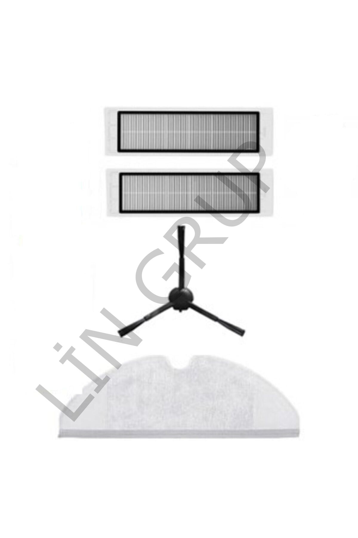 Xiaomi Vacuum Mop Pro 2+ 3D (STYTJ02ZHM) Robot Süpürge Uyumlu 4'lü Yedek Parça Seti