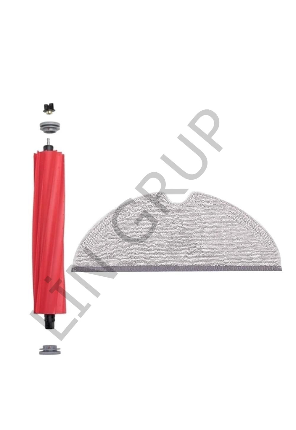 Roborock Q7+ Robot Süpürge Uyumlu 2'li -Yedek Parça Seti