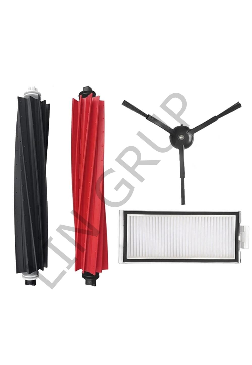 Roborock Q5 Pro + Robot Süpürge Uyumlu 4'lü Yedek Parça Seti