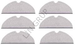 Xiaomi Vacuum Mop 2 Pro + (STYTJ02ZHM) Robot Süpürge Uyumlu 6'lı Mop Bezi