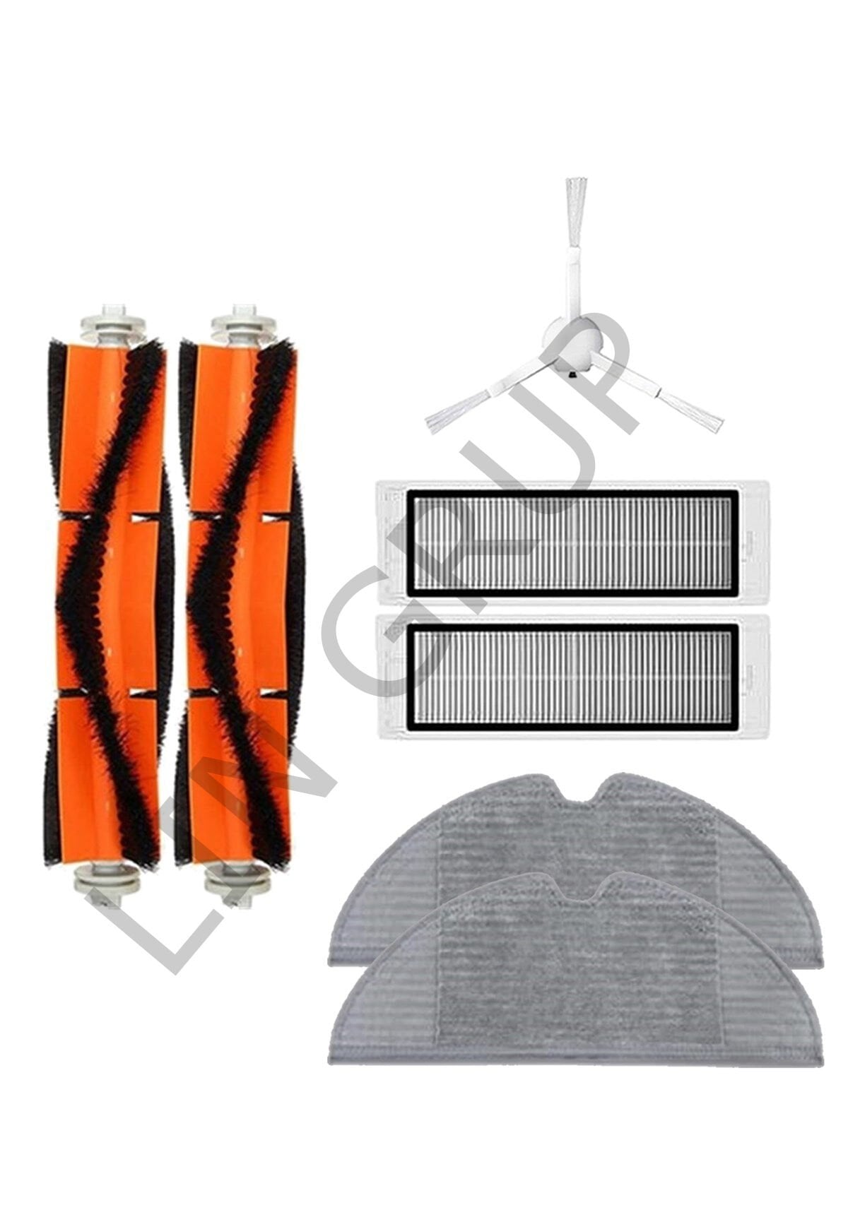 Xiaomi Vacuum Mop 2 (STYTJ03ZHM) Robot Süpürge Uyumlu 7'li Yedek Parça Seti