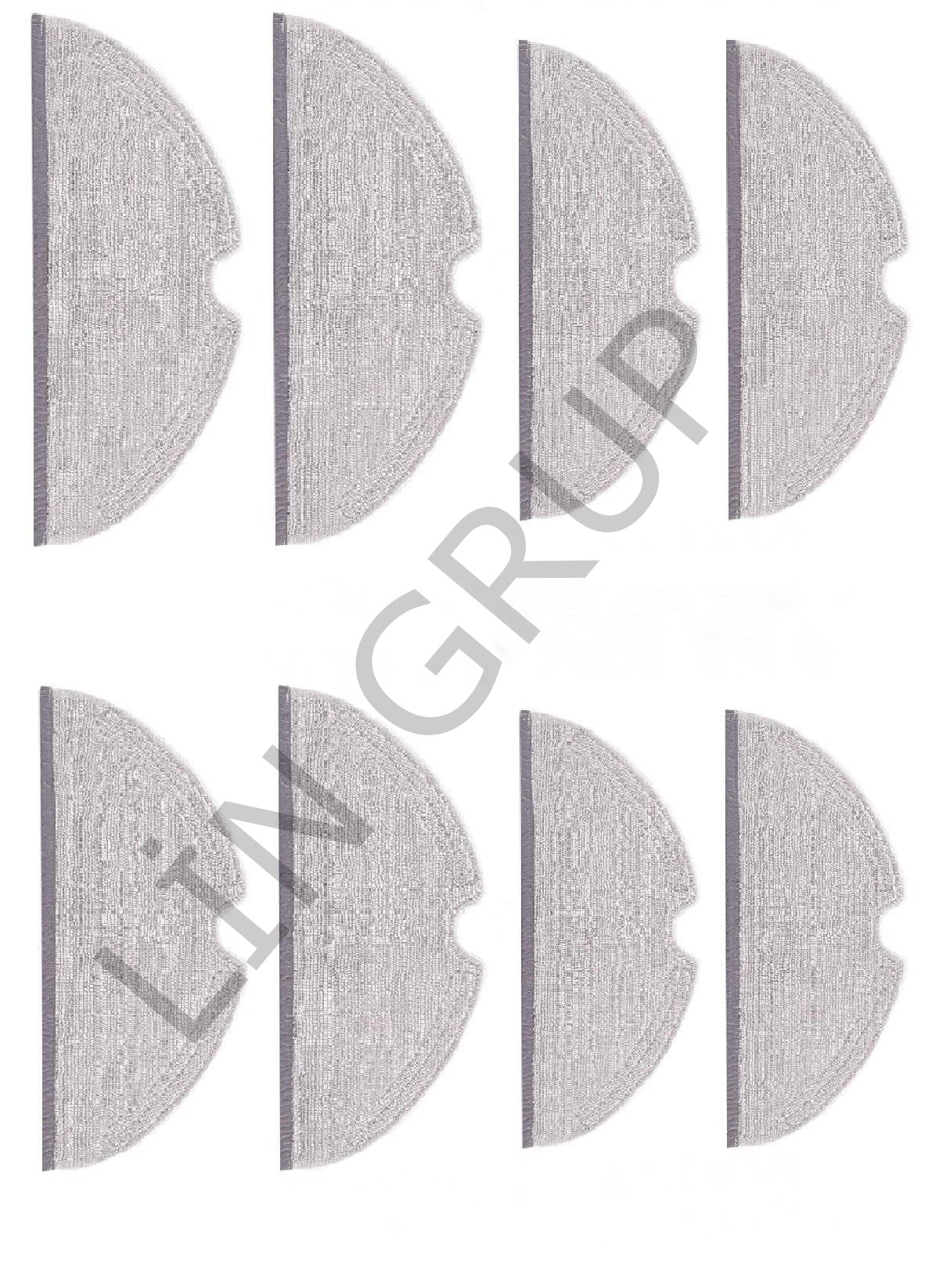 Xiaomi Vacuum Mop 2 Pro + (STYTJ02ZHM) Robot Süpürge Uyumlu 8'li Mop Bezi