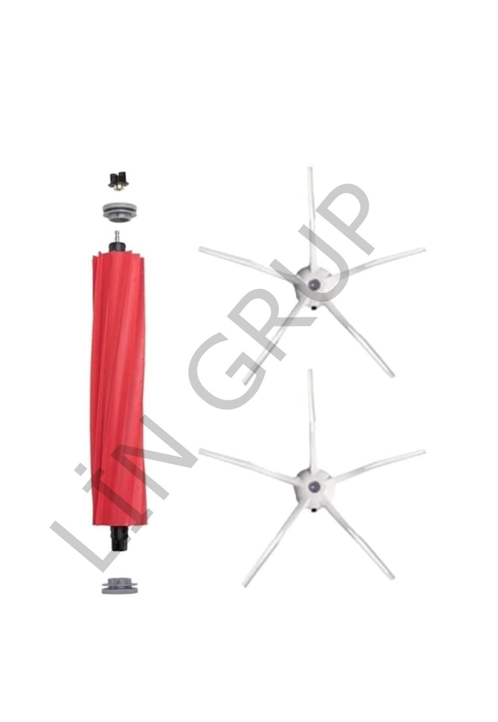 Roborock Q7+ Robot Süpürge Uyumlu 3'lü Yedek Parça Seti