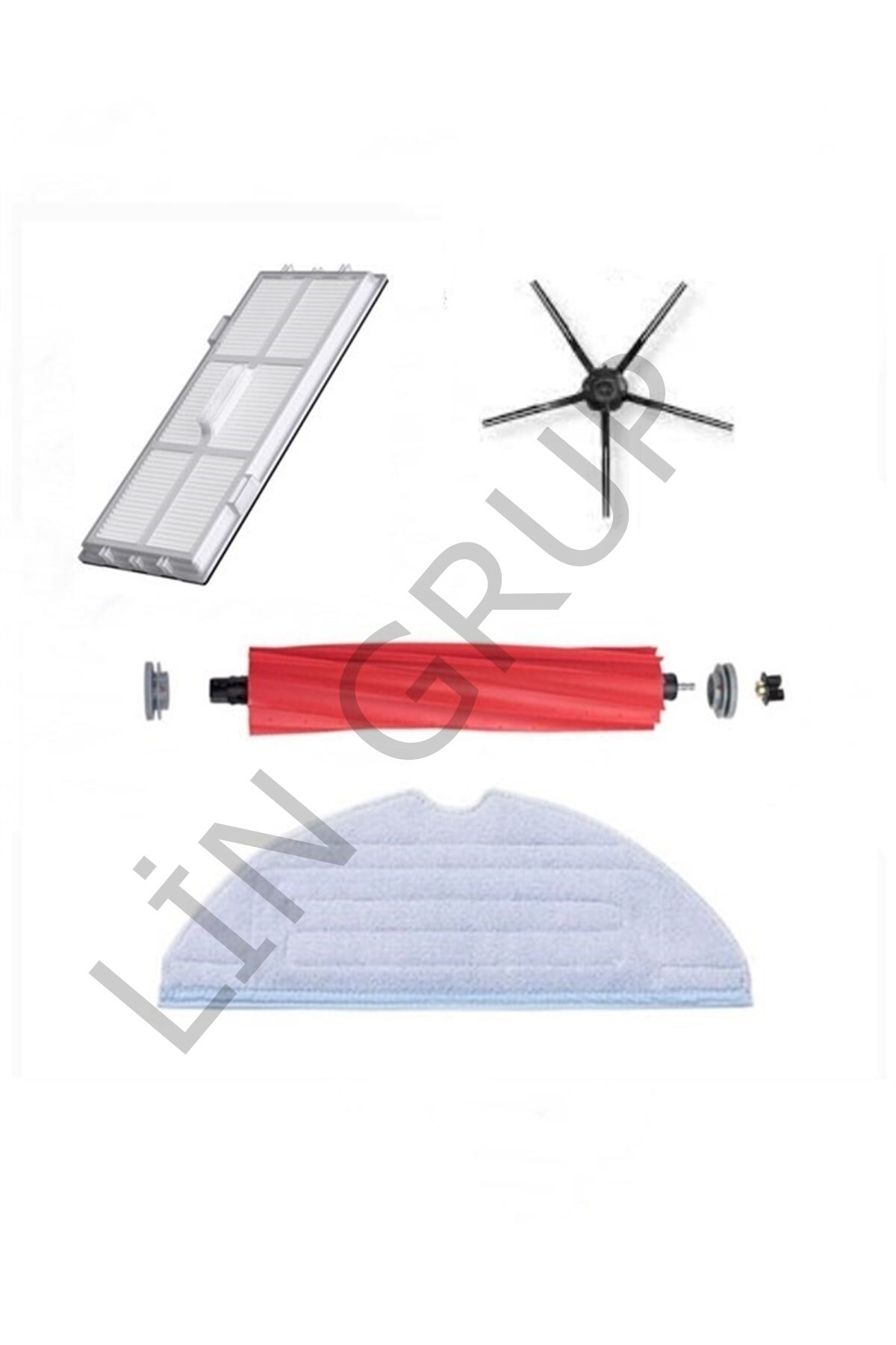 Roborock S7 Robot Süpürge Uyumlu 4'lü Yedek Parça Seti