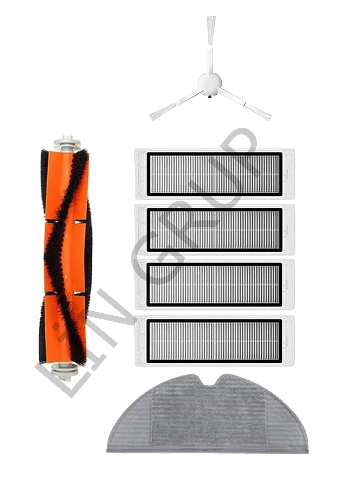 Xiaomi Vacuum Mop 2 (STYTJ03ZHM) Robot Süpürge Uyumlu 7'li Yedek Parça Seti