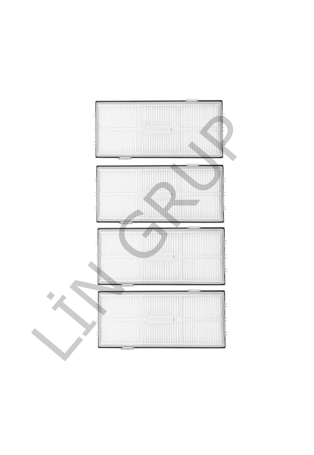 Roborock S7 Robot Süpürge Uyumlu 4'lü Hepa Filtre Seti