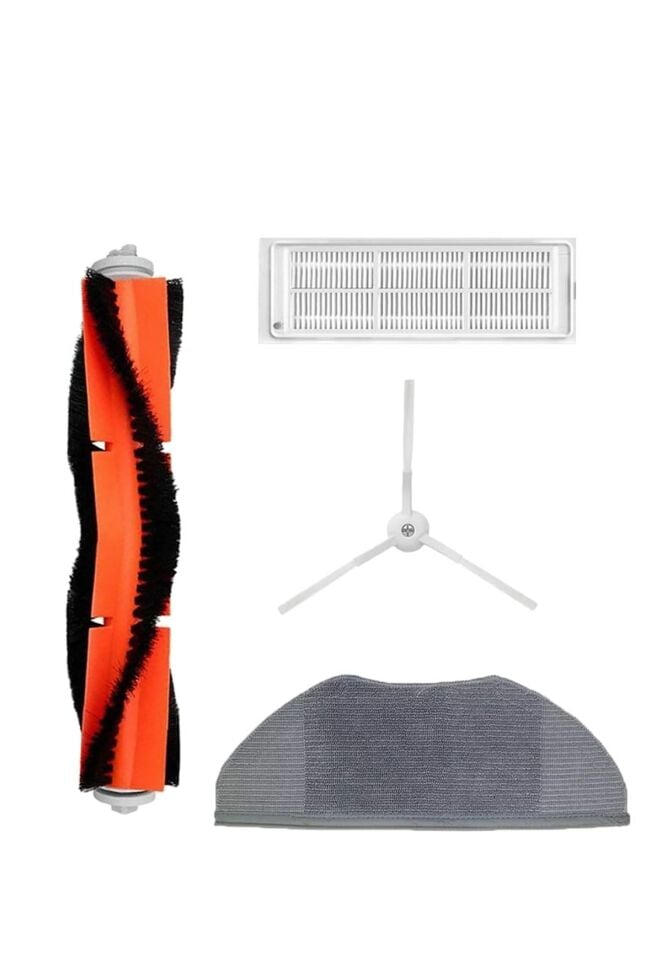 Xiaomi Vacuum Mop 2 Lite (MJSTL) Robot Süpürge Uyumlu 4'lü Yedek Parça Seti