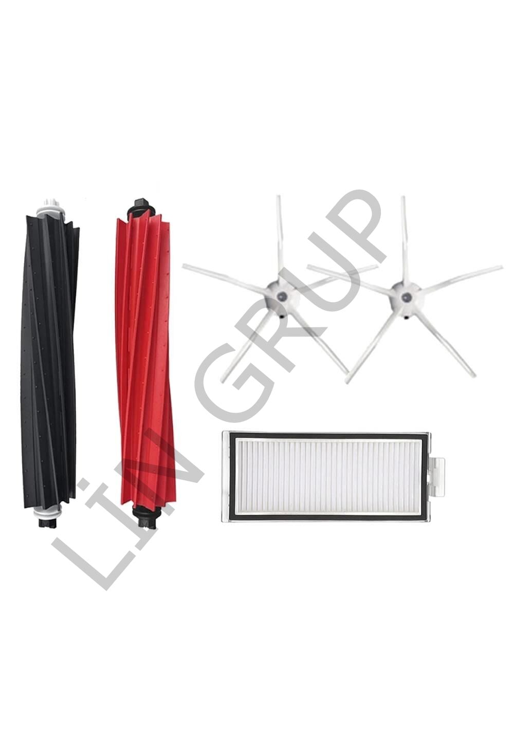 Roborock Q5 Pro + Robot Süpürge Uyumlu 5'li Yedek Parça Seti