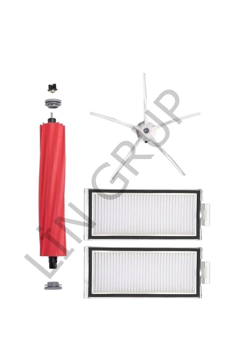 Roborock Q7+ Robot Süpürge Uyumlu 4'lü Yedek Parça Seti