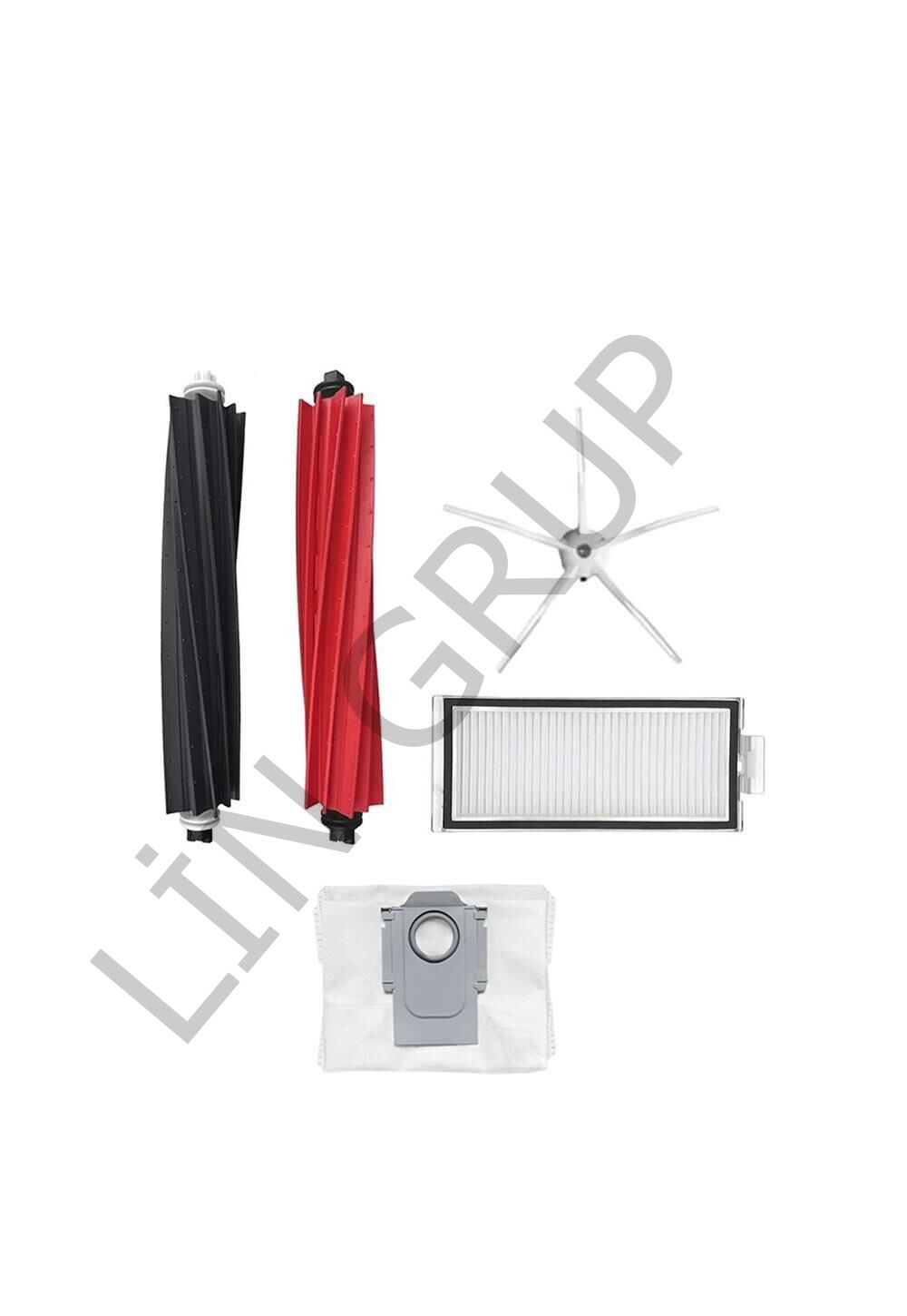 Roborock Q5 Pro + Robot Süpürge Uyumlu 5'li Yedek Parça Seti