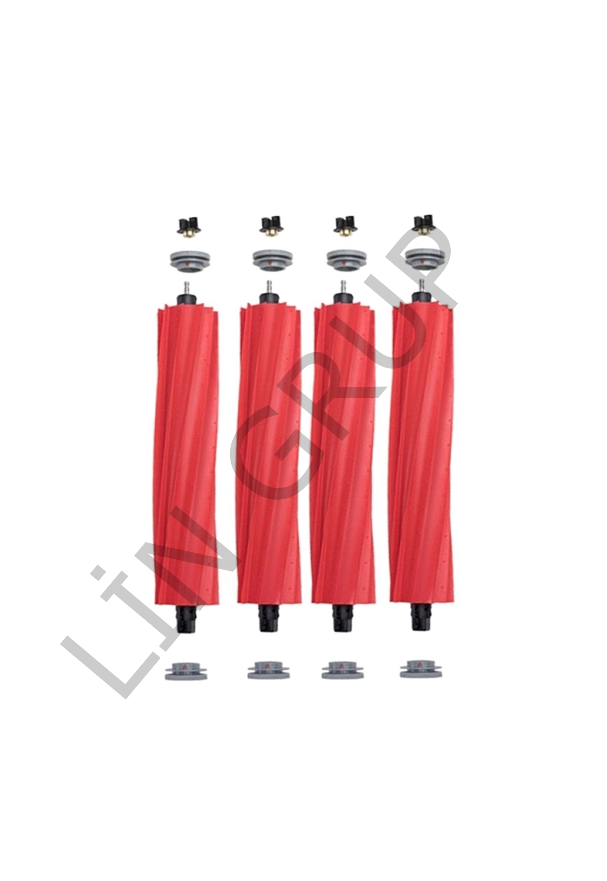 Roborock Q7+ Robot Süpürge Uyumlu 4'lü Ana Fırça Seti