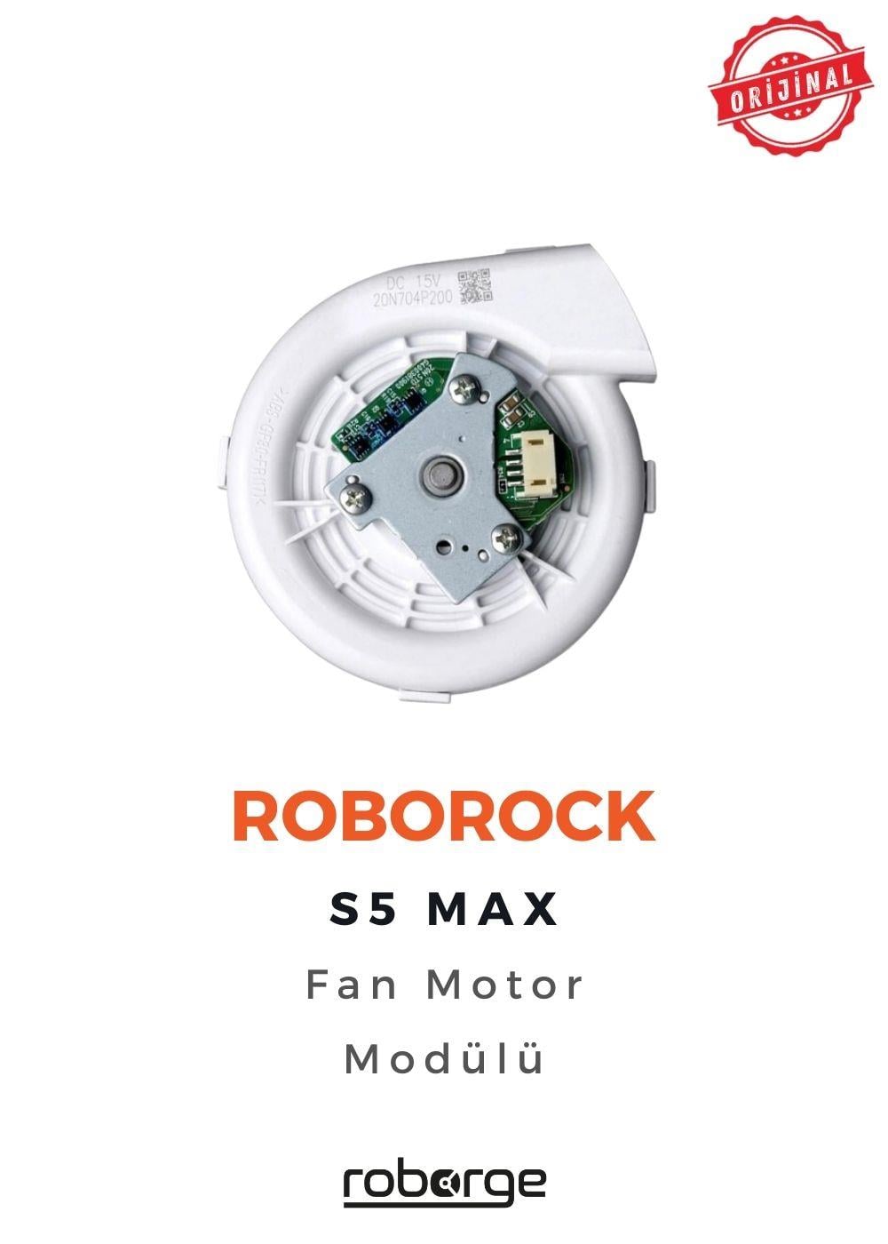 Roborock S5 Max Robot Süpürge Uyumlu Fan Motor Modülü - Orijinal Ürün