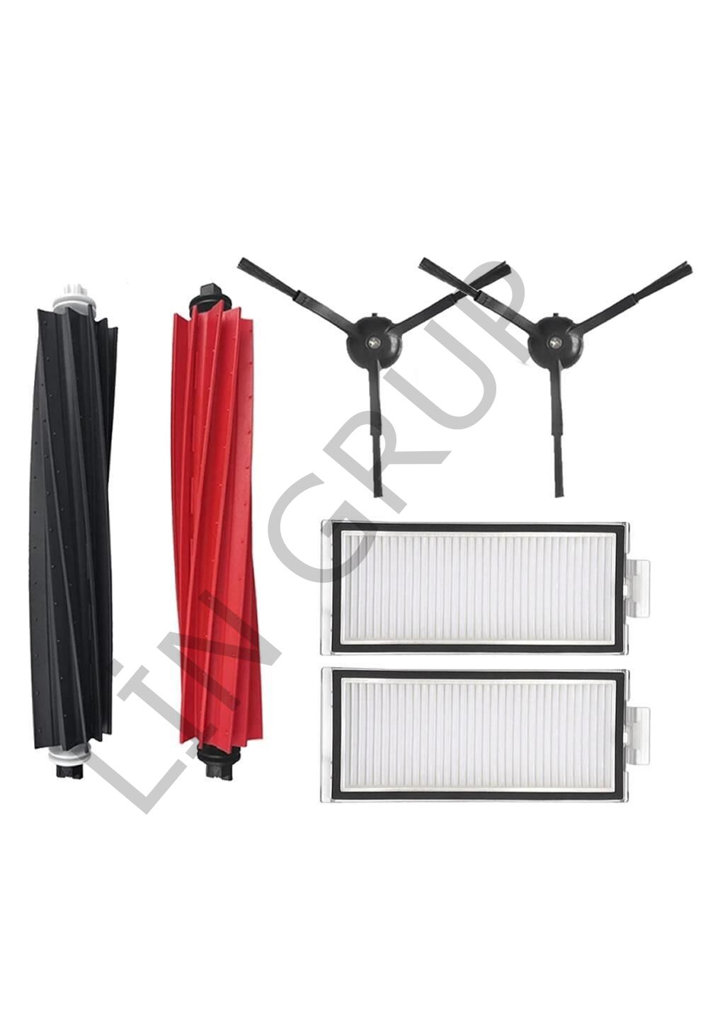 Roborock Q5 Pro + Robot Süpürge Uyumlu 6'lı Yedek Parça Seti