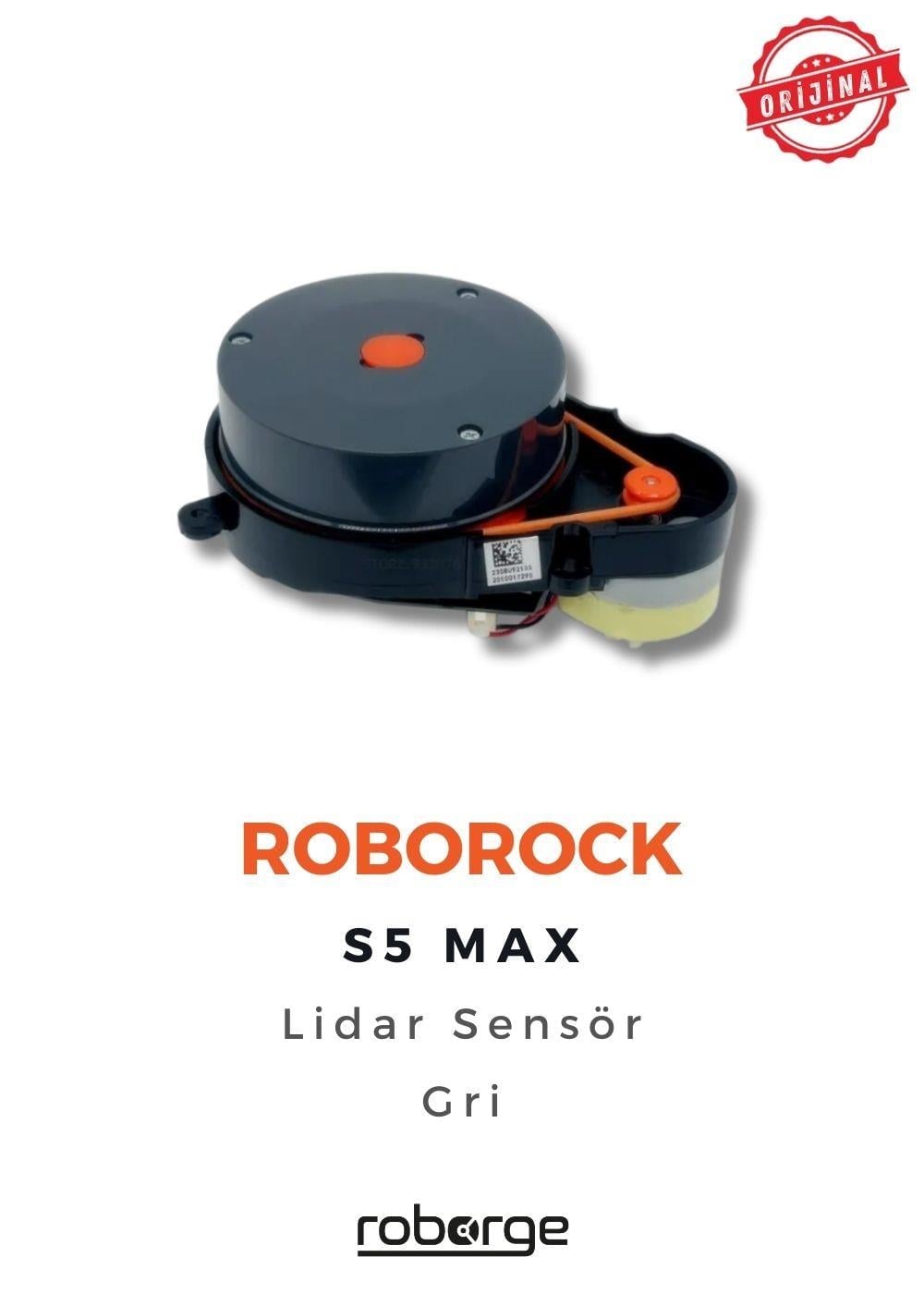 Roborock S5 Max Robot Süpürge Uyumlu Lidar Sensör - Gri - Orijinal Ürün