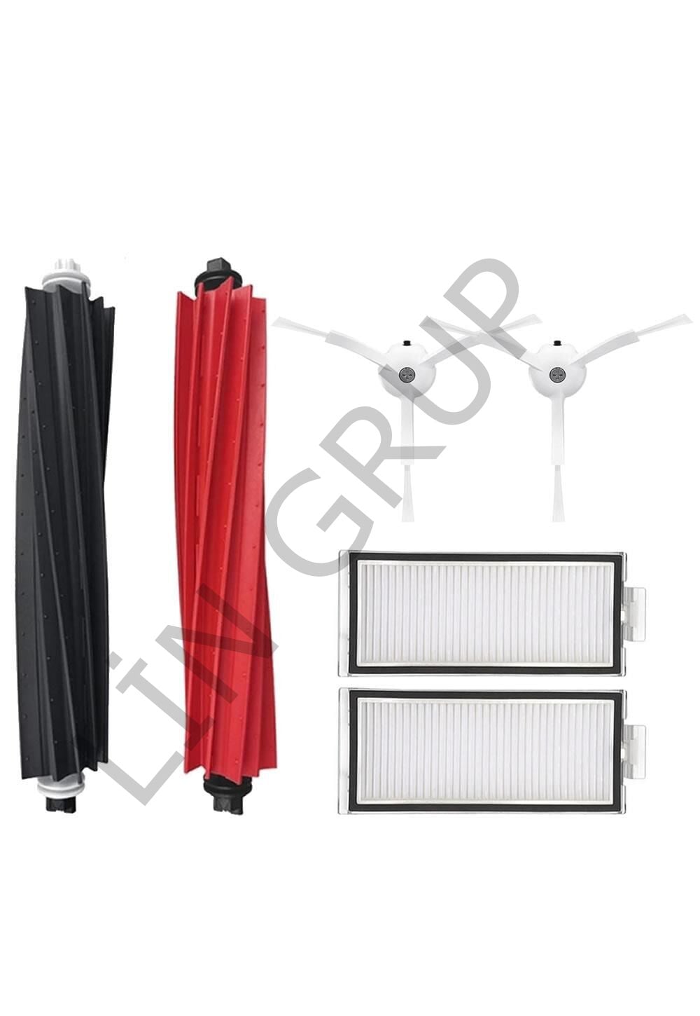 Roborock Q5 Pro + Robot Süpürge Uyumlu 6'lı Yedek Parça Seti