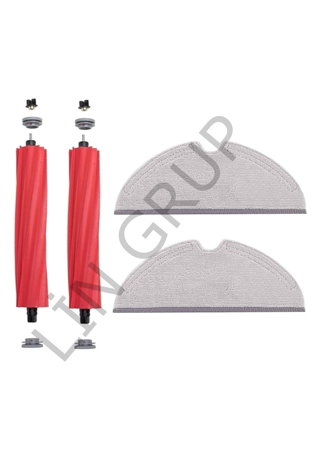 Roborock Q7+ Robot Süpürge Uyumlu 4'lü Yedek Parça Seti