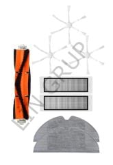 Xiaomi Vacuum Mop 2 (STYTJ03ZHM) Robot Süpürge Uyumlu 8'li Yedek Parça Seti