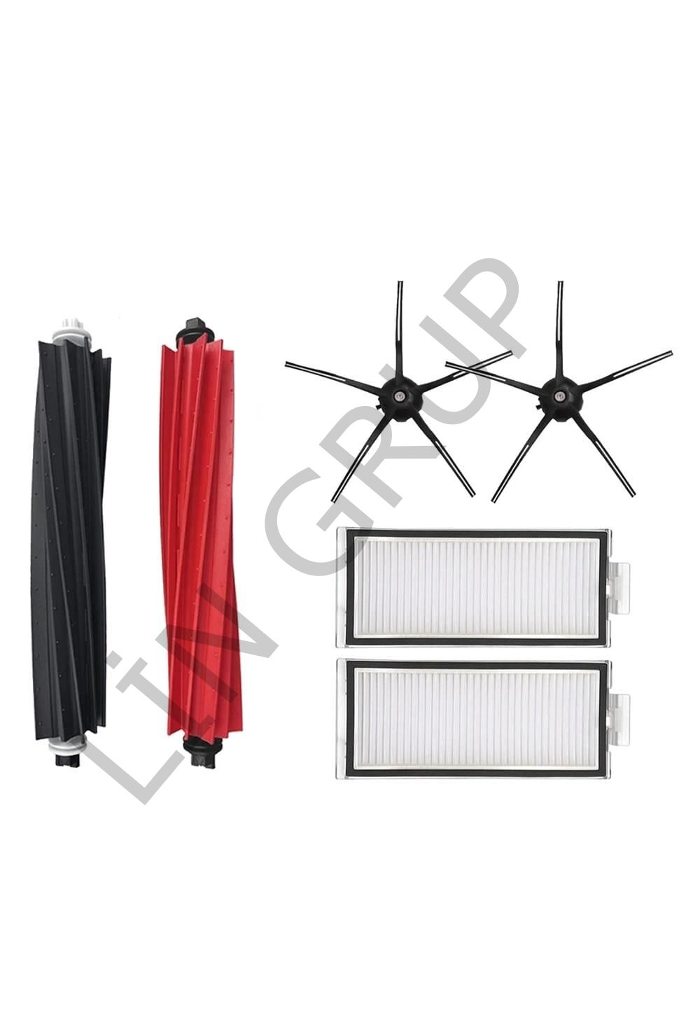 Roborock Q5 Pro + Robot Süpürge Uyumlu 6'lı Yedek Parça Seti